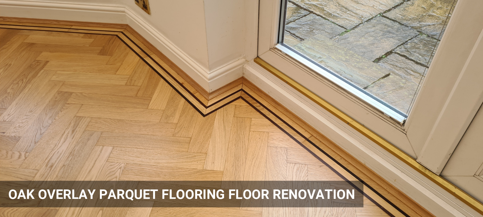 Oak Overlay Parquet Flooring Floor Renovation in Kingston