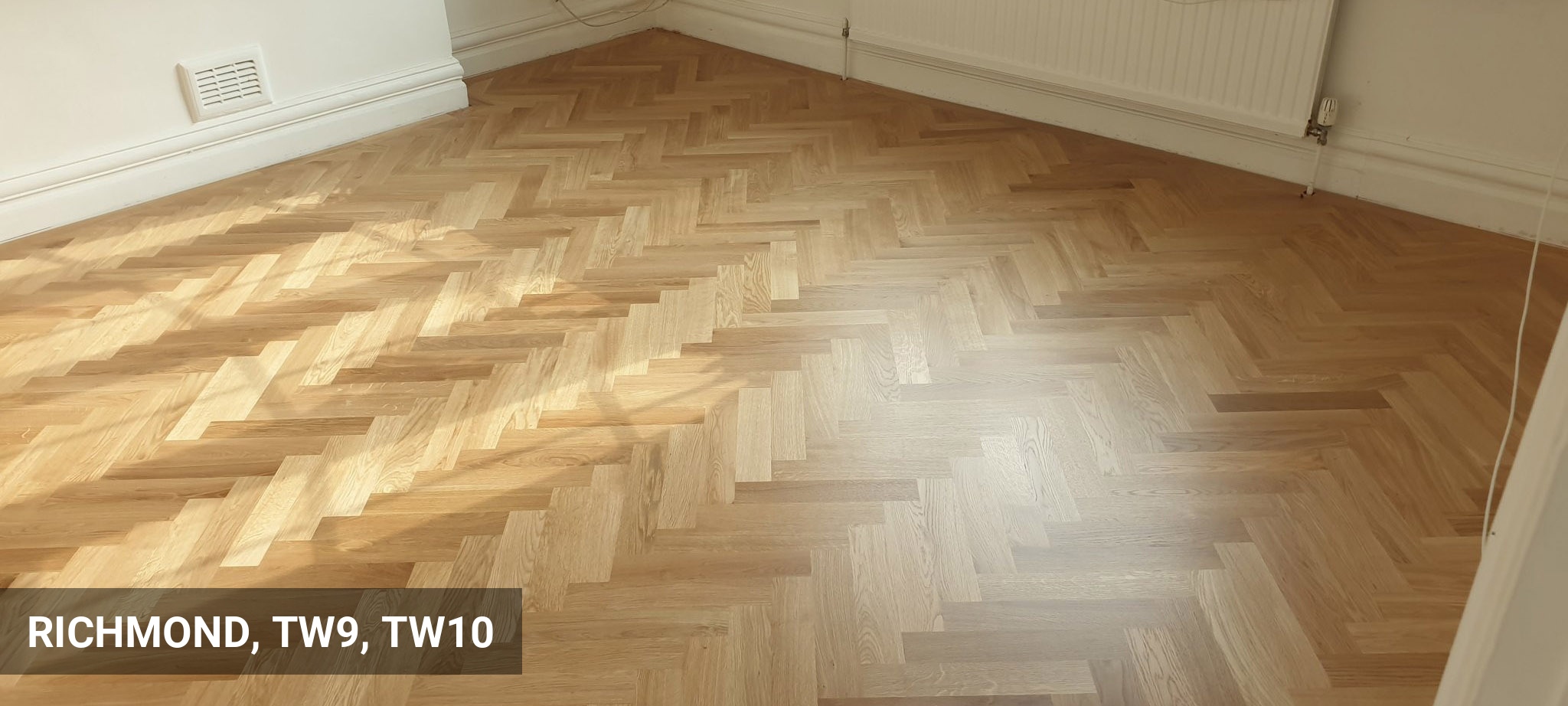 Solid Oak Parquet Flooring Installation in Richmond, TW9, TW10